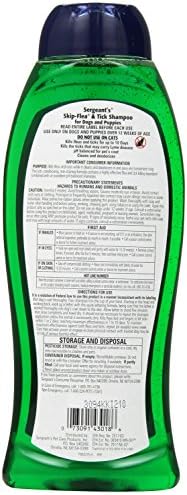 Flea and Tick for Dogs Shampoo 2-Pack, Kills Fleas, Ticks, Lice, Gentle on Sensitive Skin, Fresh Cotton Scent, Dog Flea and Tick Shampoo includes Moofin SS Pet Training Whistle, 18 oz Each