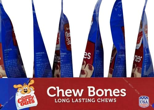 Canine Carry Outs Chew Bones Beef Flavor Dog Snacks, 2.8 oz