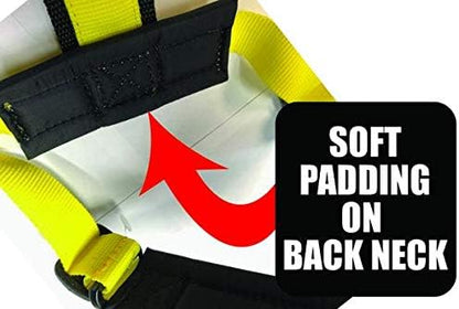 Neewa Adjustable Sled Pro Harness (Medium, Yellow), Dog Harness Large Breed, Dog Pulling Harness, Giant Dog Harness, Sled Harness for Pulling, Great for Dog Joring