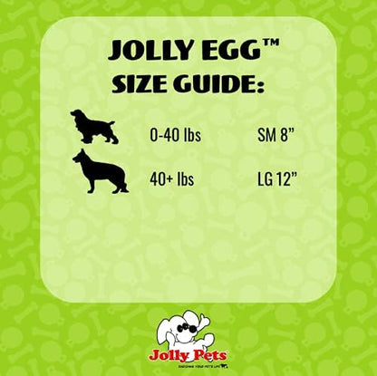 Jolly Pets Jolly Egg Dog Toy, 8 Inches/Medium, Yellow