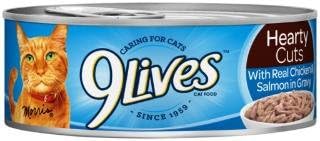 9Lives Hearty Cuts Chicken/Salmon with Gravy, 1 Count, One Size
