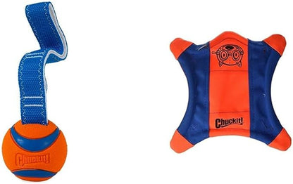 Chuckit! Ultra Tug Dog Toy (Medium) Flying Squirrel Fetch Dog Toy (Medium)