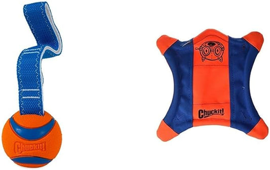 Chuckit! Ultra Tug Dog Toy (Medium) Flying Squirrel Fetch Dog Toy (Medium)