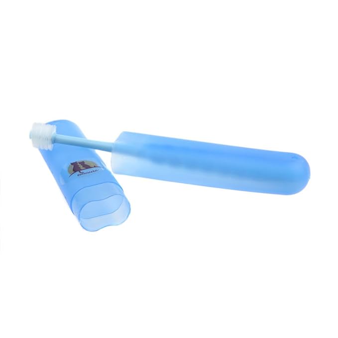 360-Degree Pet Toothbrush Dental Care Kit for Puppies Small Dogs and Cats,Colors Varies
