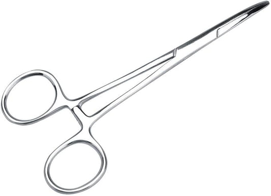 Pet Dog Cat Ear Hair Tweezers, Professional Stainless Steel Dogs Ear Hair Cleaning Clamp Ear Hair Remover Dog Grooming Tools Pet Dog Trimmer Accessories (SMALL)