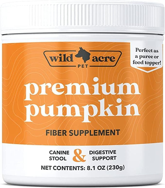 Pumpkin Powder for Dogs - No More Diarrhea or Scoots! - Digestive Puree Treat or Food Topper - Fiber Supplement for Dogs with Prebiotics Pumpkin for Dogs, 8oz