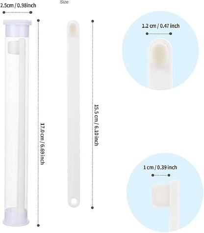 Dog Toothbrush,Cat Toothbrush,Extra Soft Brush Wires,Pet Toothbrush Toothbrush for Dogs& Cats,Teeth Cleaning,Dental Care,Brushing Kit,3 Pack Kit (White/Green/Pink)
