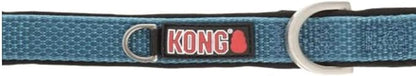 KONG Comfort Neoprene Padded Dog Collar offered by Barker Brands Inc. (Medium, Blue)