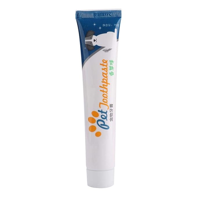 Pet Dog Cat Toothbrush Toothpaste Set Dog Soft Toothbrush Vanilla Flavored Toothpaste Dental Care Tool for Reduces Tartar Buildup with Dual Headed Toothbrush Finger BrushToothpaste