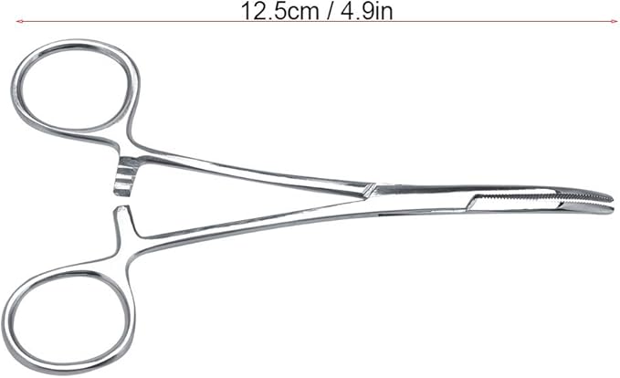 Pet Dog Cat Ear Hair Tweezers, Professional Stainless Steel Dogs Ear Hair Cleaning Clamp Ear Hair Remover Dog Grooming Tools Pet Dog Trimmer Accessories (SMALL)