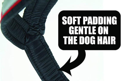 Neewa Sled Pro Harness (Small, Red), Dog Pulling Harness, Husky Harness, Mushing Harness, X Back Harness Dog for Dog Exercise, Bikejoring, Skijoring, Dog Sledding, Canicross, Dog Harness
