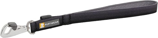 Ruffwear, Front Range Short Traffic Leash with Padded Handle, 15-inch (38cm) Durable Short Dog Lead for Training and Walking, Basalt Gray
