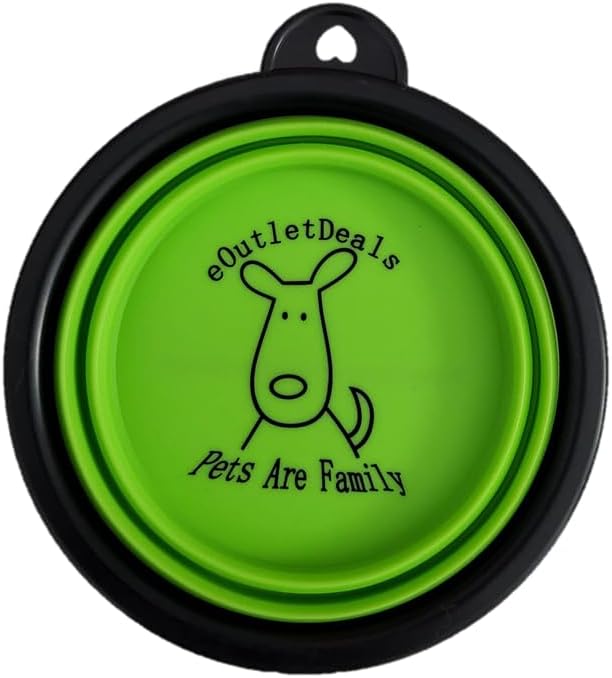 Dogtra E-Collar 200C / 202C Dog Training Collar System with Remote – 1/2 Mile Range, 1-2 Dog System - Rechargeable, Waterproof, Ergonomic - includes eOutletdeals Pet Travel Bowl (1 Dog System - 200C)