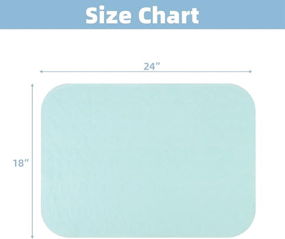 KOOLTAIL Washable Pee Pads for Dogs - Waterproof Dog Mat Non-Slip Puppy Potty Training Pads, Reusable Whelping Pads for Dog Crate PlayPen