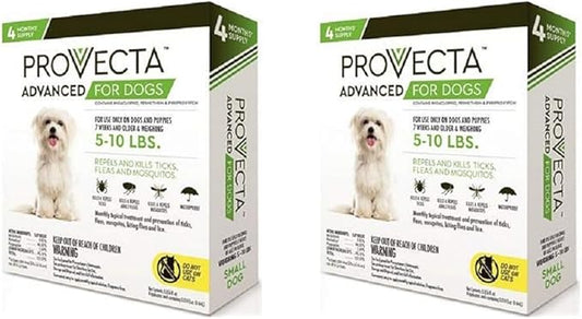 4 Doses Advanced for Dogs, Small/5-10 lb (Pack of 2)