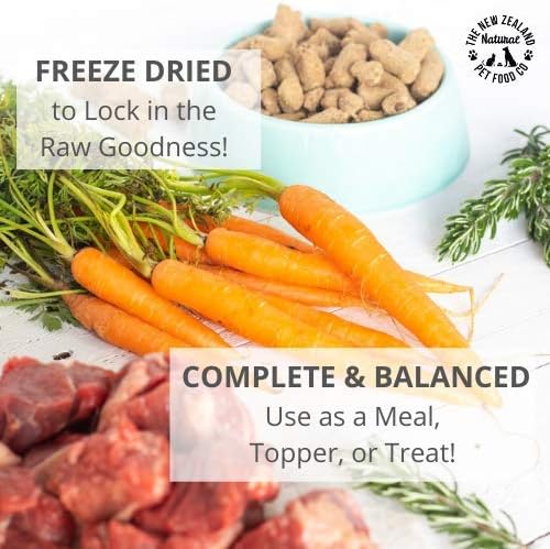 Woof Wild Brushtail Freeze Dried Raw Dog Food, Mixer, or Topper, or Treat - High Protein, Natural, Limited Ingredient Recipe - 9.9 oz