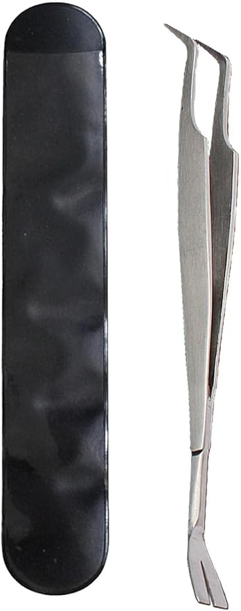 Silver 2 in 1 Tick Removal Tool for Pets,Stainless Steel Professional Tick Tweezers Ticks Remover for Dogs, Cats and Humans,Flea and Tick Control,Tick Remover Tools