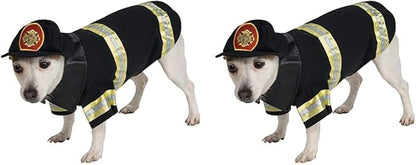 Rubie's Fire Fighter Pet Costume, X-Large (Pack of 2)