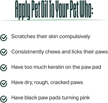 Pet Massage Oil Capsules for Allergies, Dry, Itchy & Irritated Coat & Paws - Healthy Skin & Shiny Coat, 90 Capsules (Aloe Vera Scent)