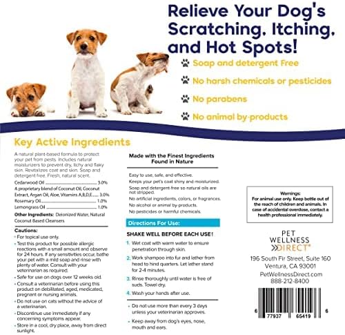 Protect Home + Dog Spray; Eliminate Scratching, Itching, and Hot Spots and Keep Your Home Safe and Smelling Great; Plant-Based All-Natural Formula - Made in USA