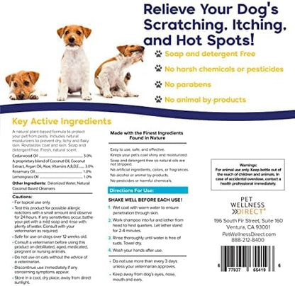 Protect Home + Dog Spray; Eliminate Scratching, Itching, and Hot Spots and Keep Your Home Safe and Smelling Great; Plant-Based All-Natural Formula - Made in USA