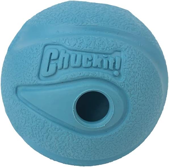 Chuckit The Whistler Ball Dog Toy, Medium (2.5 Inch Diameter) for Dogs 20-60 lbs, Pack of 1