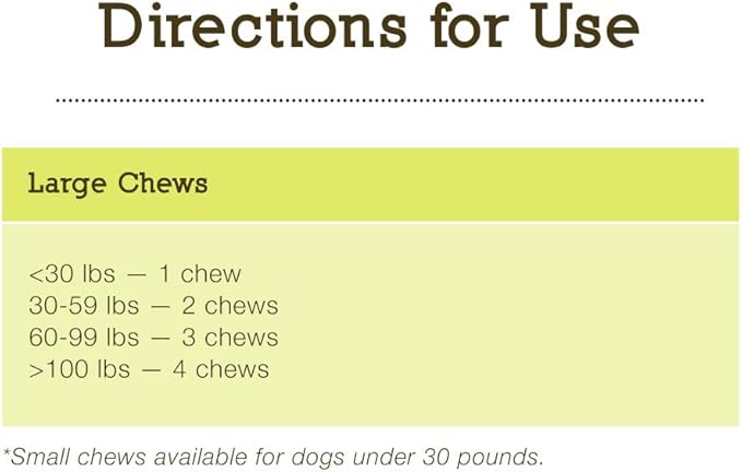 Herbsmith Glimmer - Dog Healthy Skin and Coat + Dog Treatment for Dry Itchy Skin - Omega-3 Supplement for Dogs - 60ct Large Chews