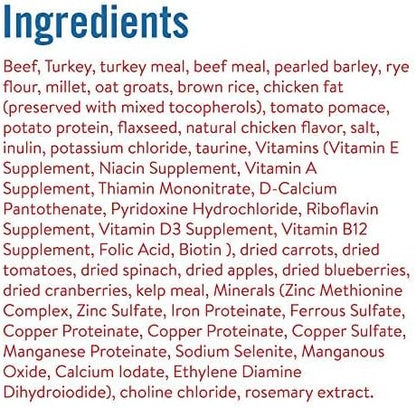 Chicken Soup for the Soul Pet Food - Adult Dog - Beef and Brown Rice Recipe 4.5 LB Soy Free, Corn Free, Wheat Free Dry Dog Food Made with Real Ingredients
