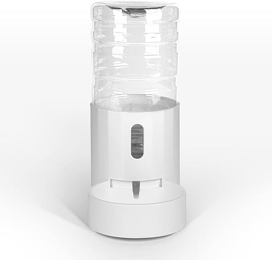 Pet Water Dispenser 4L with Visible Window, Dog Water Dispenser Automatic Water Dispenser Noiseless Pet Water Bowl for Medium and Small Dog Cats
