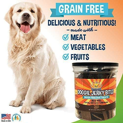 Bodhi Dog Jerky Dog Treats | Grain Free Turkey Dog Treats | Natural Snack Made w/Turkey, Chickpeas & Molasses | No Corn, Wheat or Soy | Healthy & Holistic Dog Treats | Made in USA (Turkey)