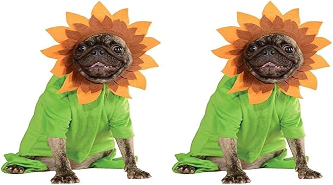 Rubie's Pet Costume, Large, Sunflower (Pack of 2)