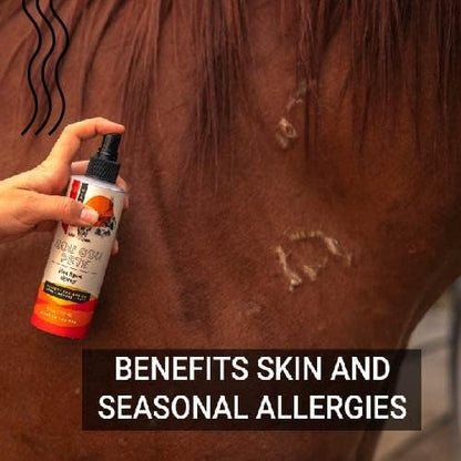Hot Spot Spray Holistic Natural Derived Herbal for Dogs, Cats and Horses: Fast Acting to Soothe Hot Spots, Relieve Irritated Skin, Rash, and Seasonal Allergies - Made in USA - 8 oz