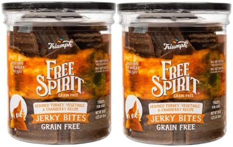 Triumph Dog Turkey, Pea, & Berry Grain Free Jerky, 2 Pack(24 oz) RCVNM2
