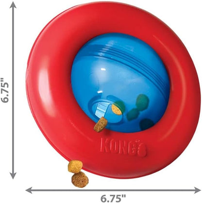 KONG Gyro - Interactive Dog Toy for Treat Dispensing - Dog Slow Feeder for Healthy Eating - for Medium/Large Dogs