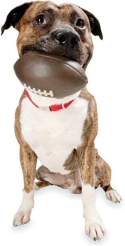 Outward Hound Sport Ballz Football Treat-Dispensing Fetch Ball Dog Toy