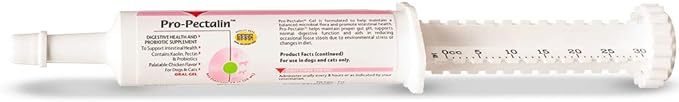 Vetoquinol Pro-Pectalin Oral Paste for Dogs & Cats – Chicken Flavor – Helps Reduce Occasional Loose Stool & Diarrhea, Balance Gut pH, Support Normal Digestion