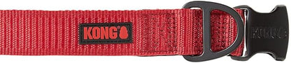 KONG Max HD Ultra Durable Neoprene Padded Dog Collar (XL, Red)