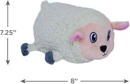 Outward Hound Fattiez Sheep Plush Squeaky Dog Toy, Medium