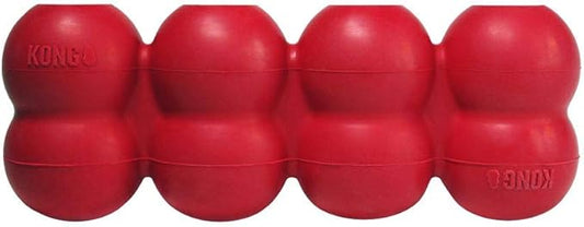 KONG Goodie Ribbon - Stuffable Natural Rubber Dog Toy - with Four Fillable Goodie Grippers for Enrichment Play - Bone-Shaped Chew Toy - for Large Dogs