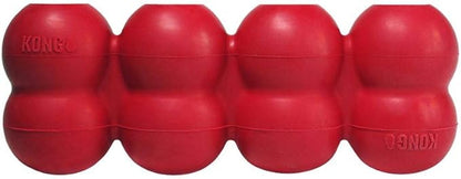 KONG Goodie Ribbon - Stuffable Natural Rubber Dog Toy - with Four Fillable Goodie Grippers for Enrichment Play - Bone-Shaped Chew Toy - for Medium Dogs