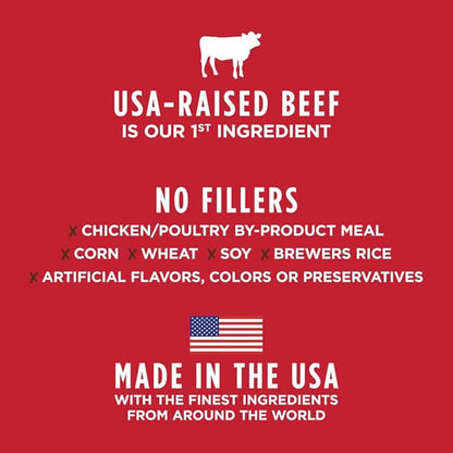 Instinct Be Natural Real Beef & Barley Recipe Natural Dry Dog Food, 25 lb. Bag