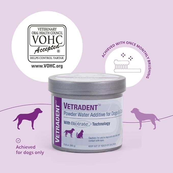 Powder Water Additive for Dogs and Cats, 10.6 oz