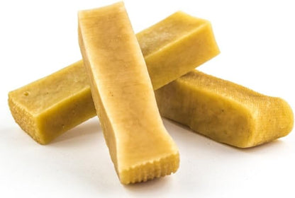 EcoKind Pet Treats Himalayan Yak Cheese Dog Chew | Great for Dogs, Treat for Dogs, Keeps Dogs Busy & Enjoying, Indoors & Outdoor Use (3 Medium Sticks)