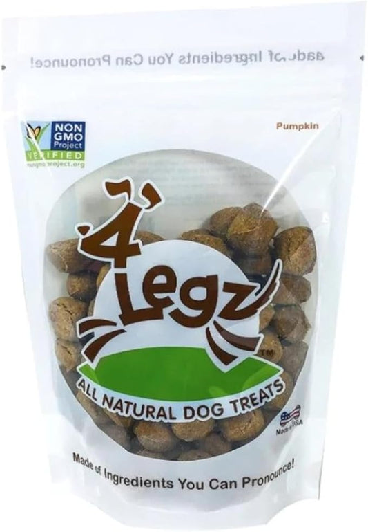 Organic Pumpkin All Natural Crunchy Non-GMO Dog Treats, 7 Ounce