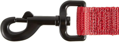 KONG Comfort Ultra Durable Traffic Padded Handle Hands Free Quick Control Leash 6' (Red)