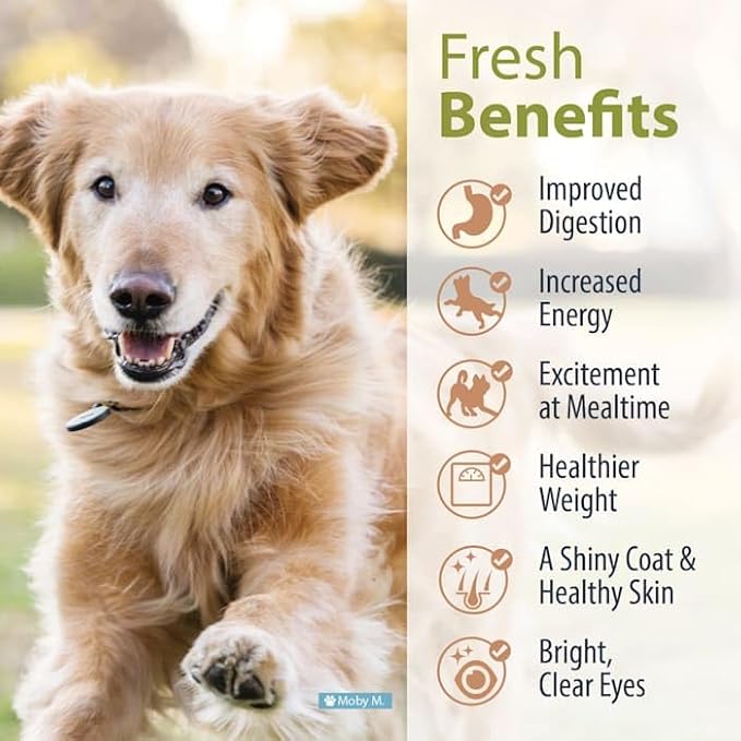 JustFoodForDogs Frozen Fresh Dog Food, Complete Meal or Dog Food Topper, Venison & Squash Human Grade Dog Food Recipe, 18 oz (Pack of 7)