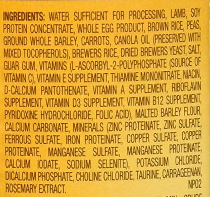 Nature's Recipe Easy to Digest Wet Dog Food, Lamb, Rice & Barley Cuts in Gravy Recipe, 13.2 Ounce Can