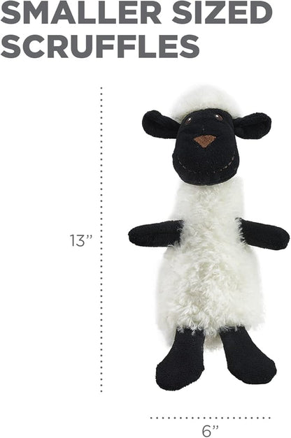 Outward Hound Scruffles Lamb Plush Squeaky Dog Toy, Small