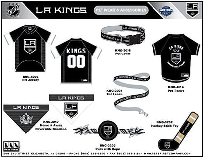 Pets First NHL Los Angeles Kings Jersey for Dogs & Cats, Medium. - Let Your Pet Be A Real NHL Fan!