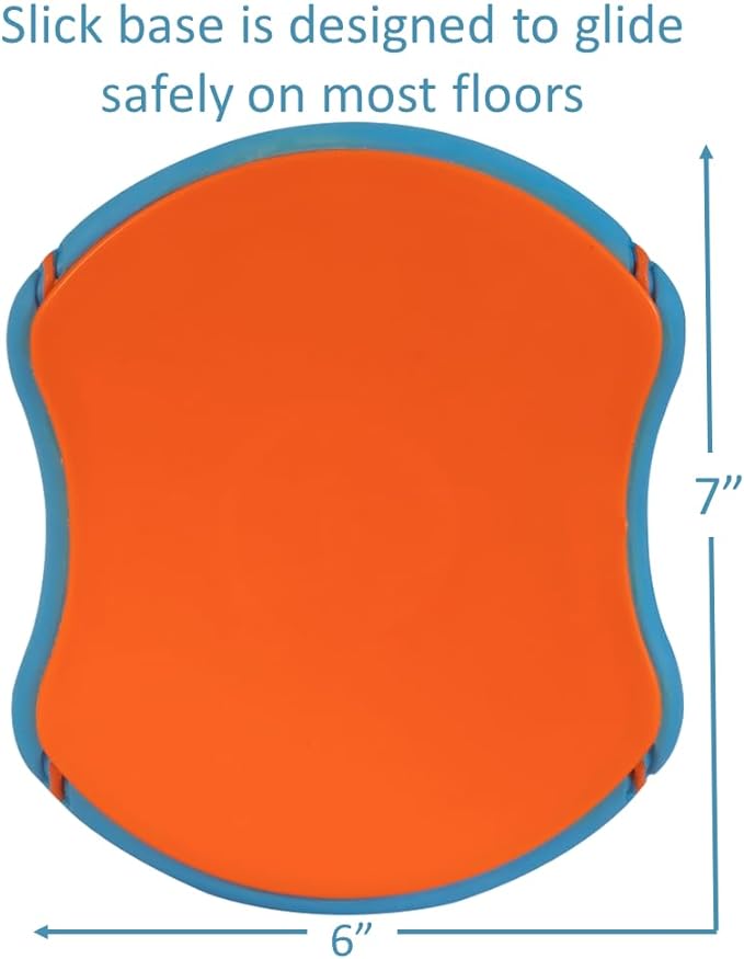 Chuckit! Indoor Super Slider Dog Self Fetch Squeaker Toy -Glides Harmlessly On Most Indoor Surfaces
